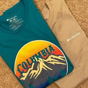 2 Columbia shirts